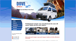 Desktop Screenshot of dovecampers.com.au